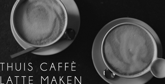 Zu Hause selbst einen Caffè Latte machen!