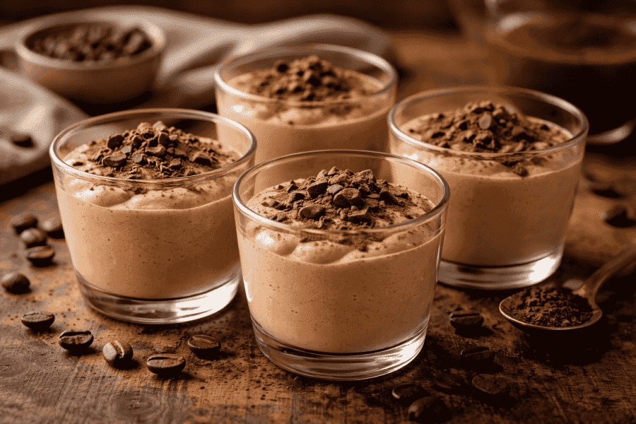 Kaffeemousse: cremiges Dessertrezept