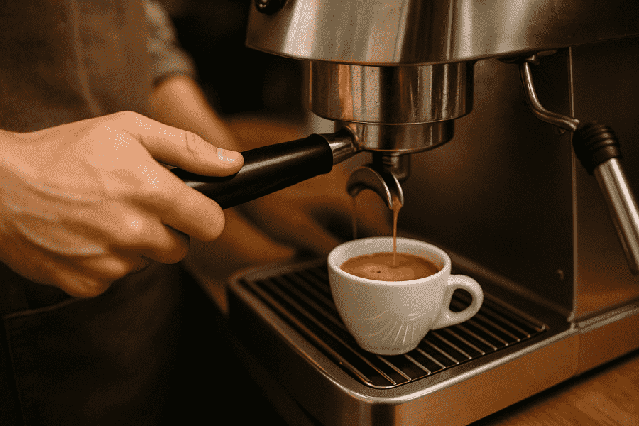 Ein fehlerfreier Espresso