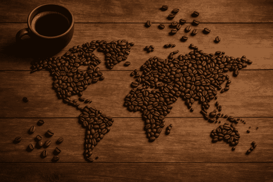 Kaffeproduzierende Länder