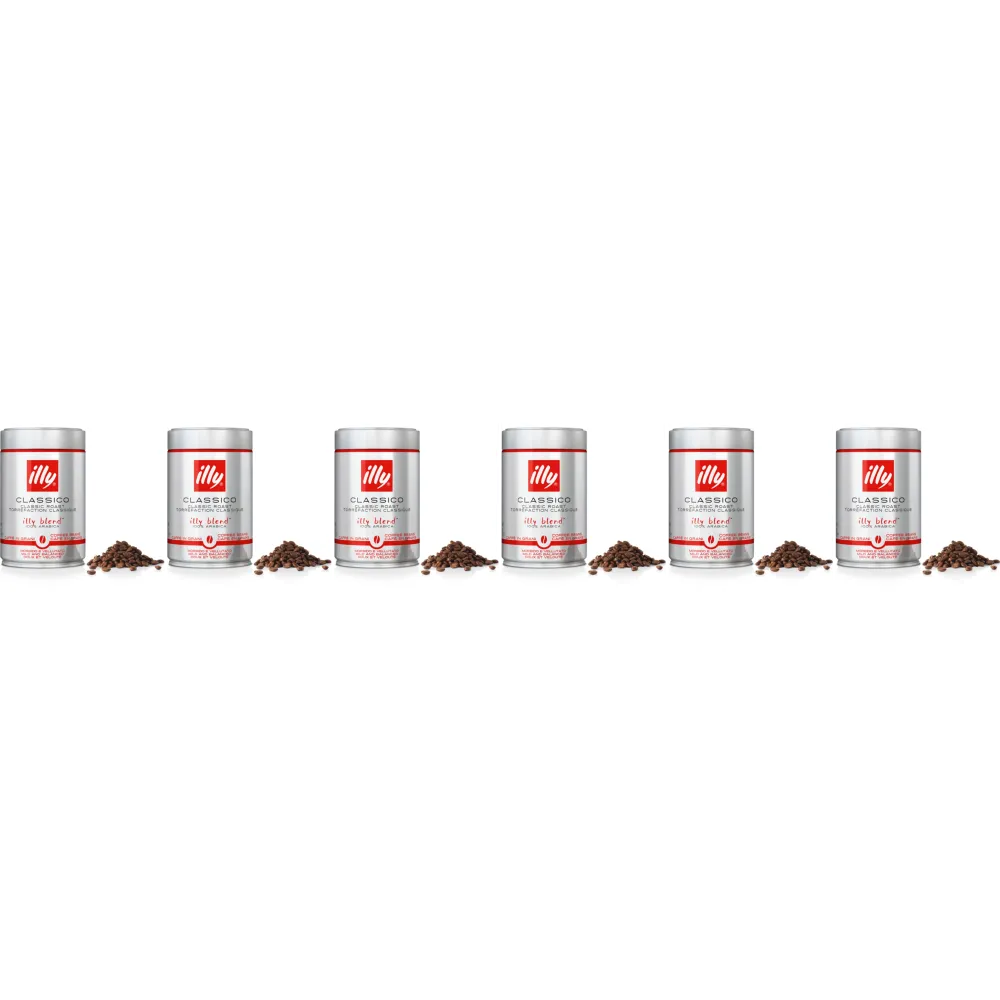 illy Classico - Kaffeebohnen - 6 x 250 Gramm