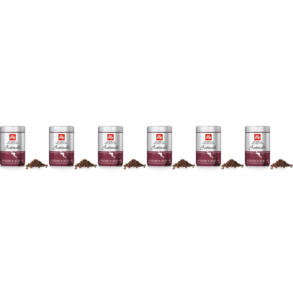 illy Arabica Selection Guatemala - Kaffeebohnen - 6 x 250 Gramm