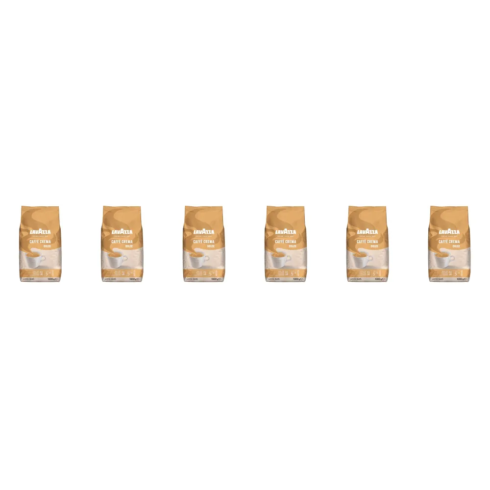 Lavazza Caffè Crema Dolce - Kaffeebohnen - 6 x 1 kg