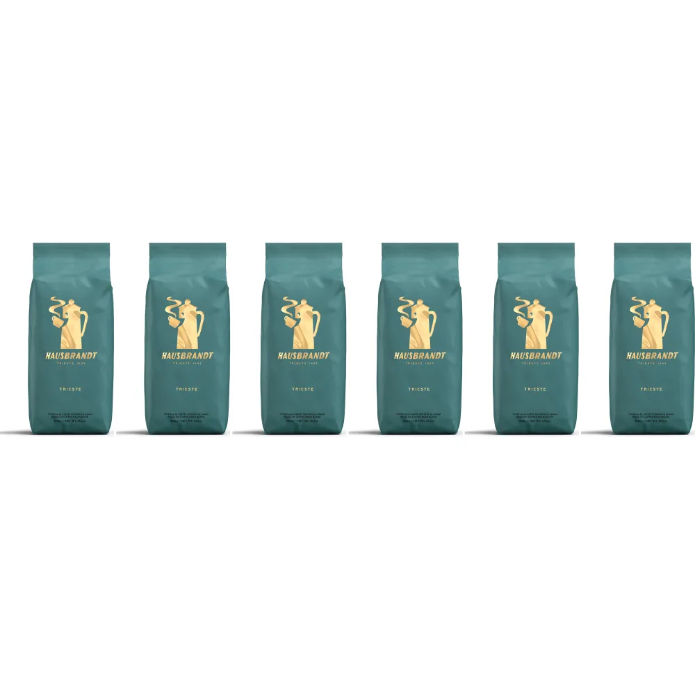 Caffè Hausbrandt Trieste - Kaffeebohnen - 6 x 1 Kilo