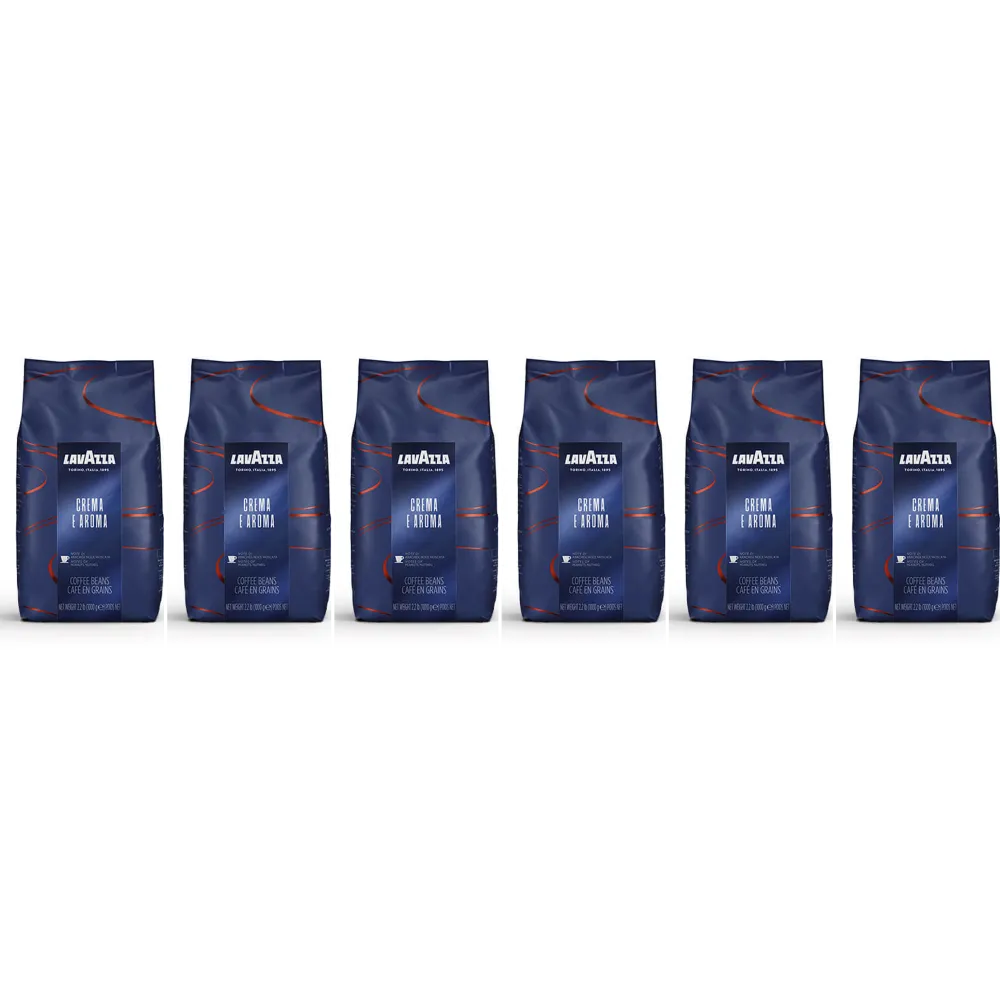Lavazza Blue Line Crema e Aroma - Kaffeebohnen - 6 x 1 kg