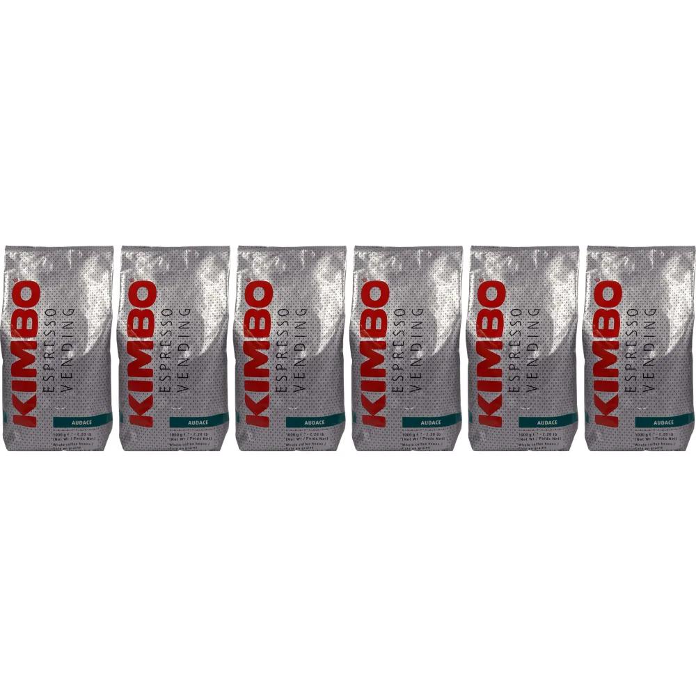 Kimbo Vending Audace - Kaffeebohnen - 6 x 1 Kilo