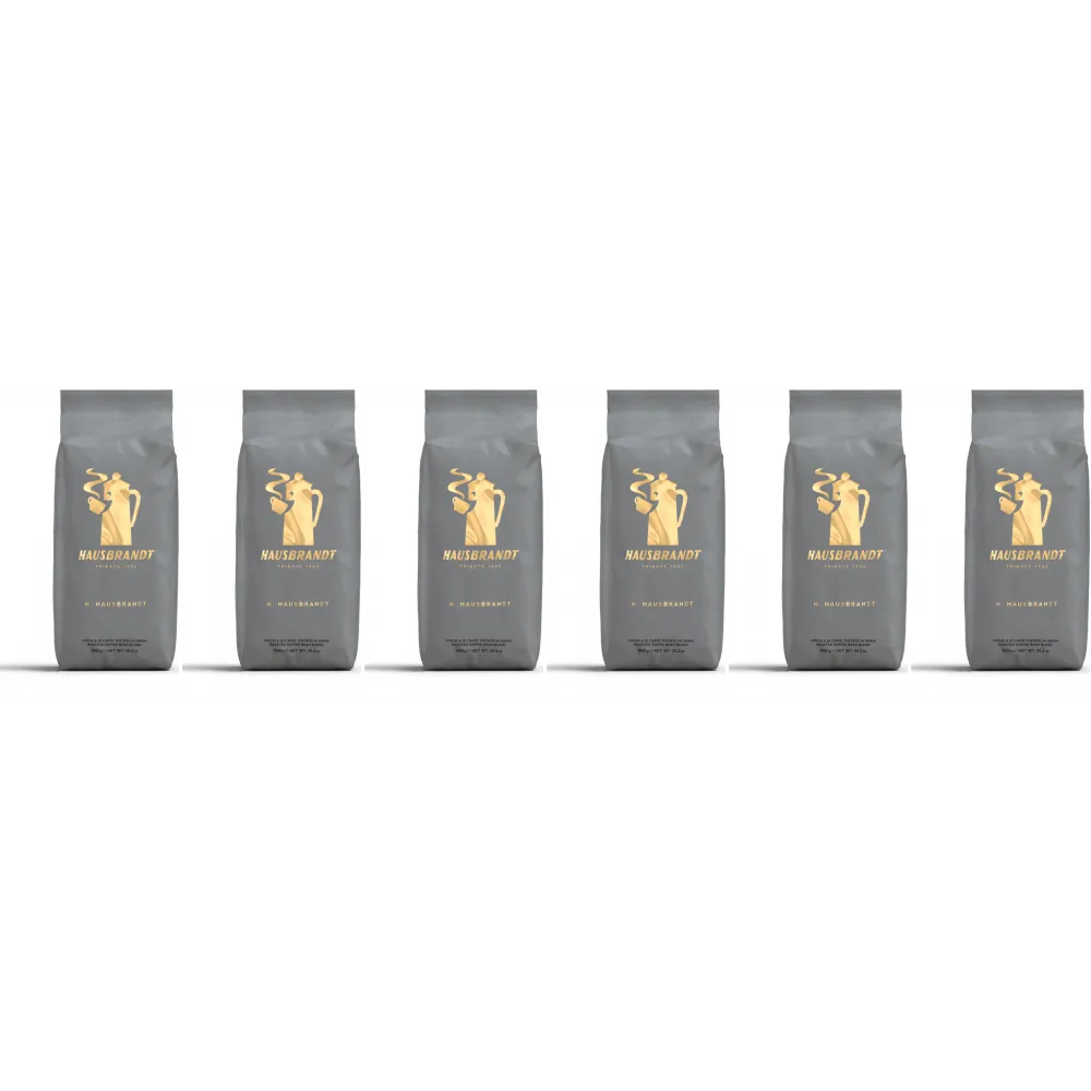 Hausbrandt H. Hausbrandt - Kaffeebohnen - 6 x 1 Kilo