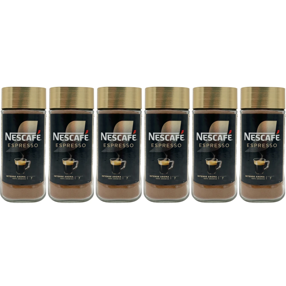 Nescafé Gold Espresso - löslicher Kaffee - 6 x 100 Gramm