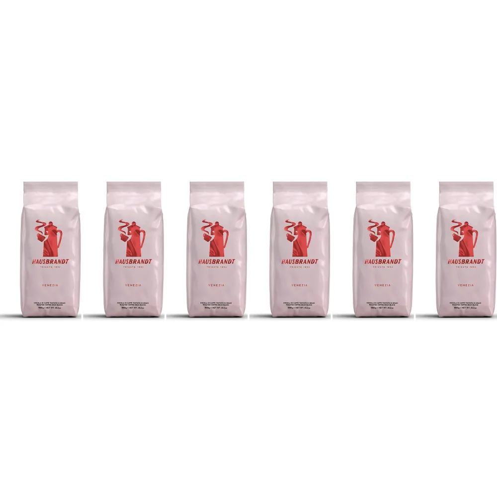 Hausbrandt Venezia - Kaffeebohnen - 6 x 1 Kilo