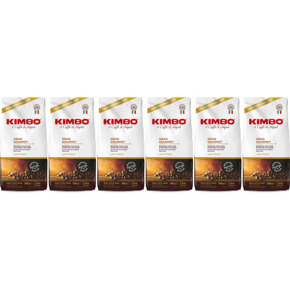 Kimbo Gran Gourmet - Kaffeebohnen - 6 x 1 Kilogramm