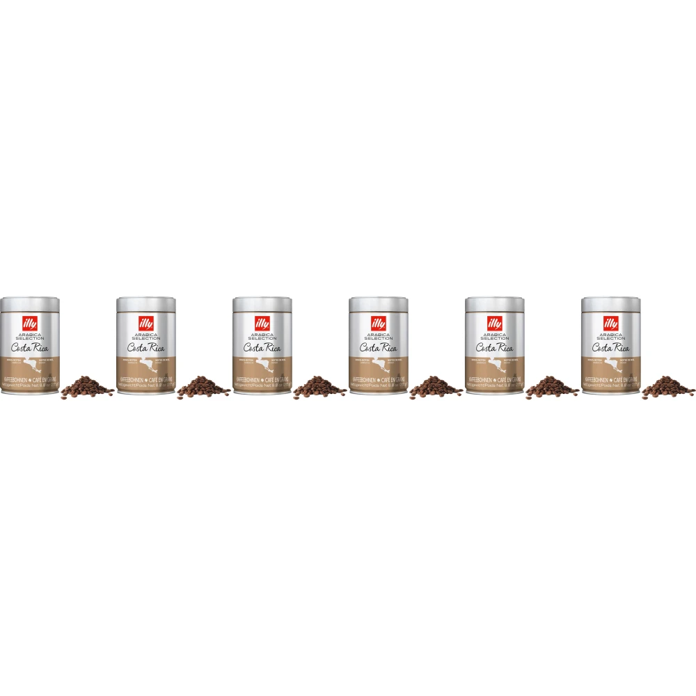 illy - Kaffeebohnen - 6 x Arabica Selection - Costa Rica - 250 Gramm
