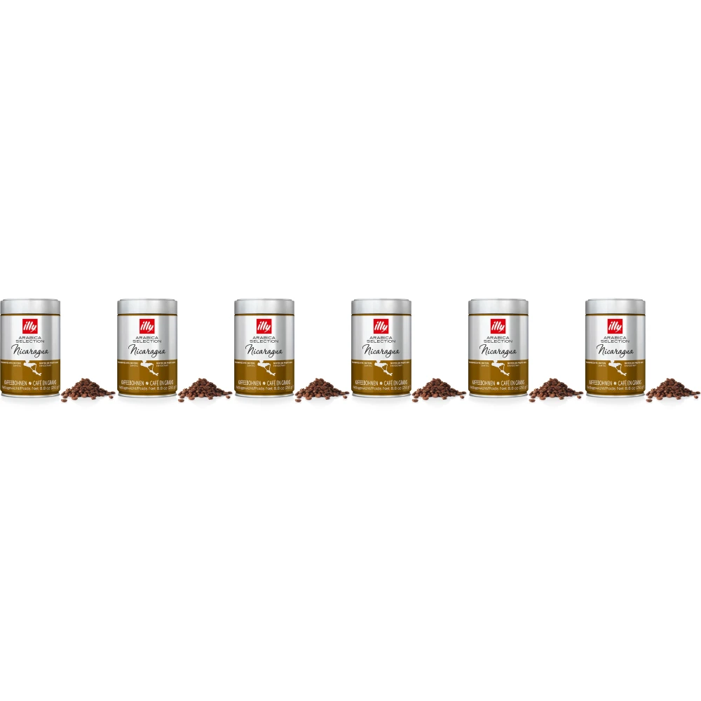 illy - Kaffeebohnen - 6 x Arabica Selection - Nicaragua - 250 Gramm