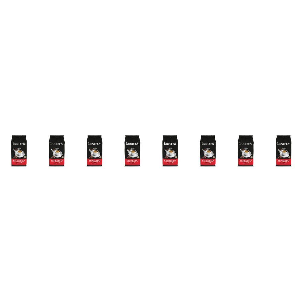 Lazarro Espresso - Kaffeebohnen - 8 x 1 Kilo