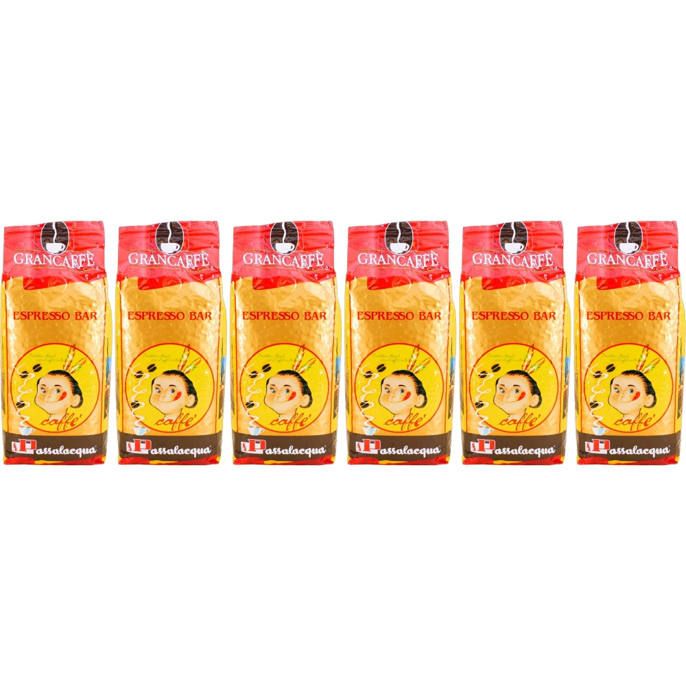 Passalacqua Grancaffé - Kaffeebohnen - 6 x 1 Kilogramm