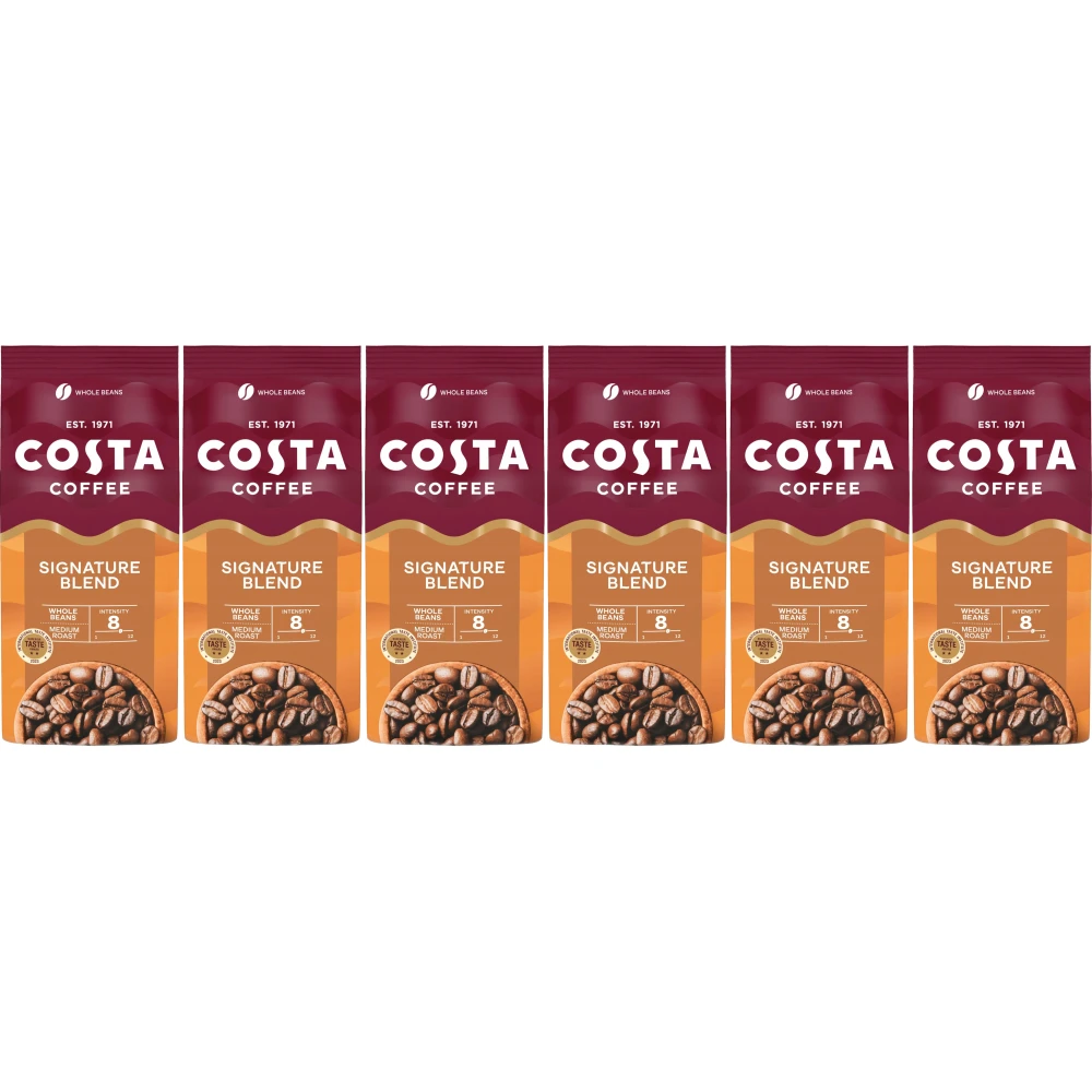 Costa Coffee Signature Blend Medium Roast - Kaffeebohnen - 6 x 1 Kilo