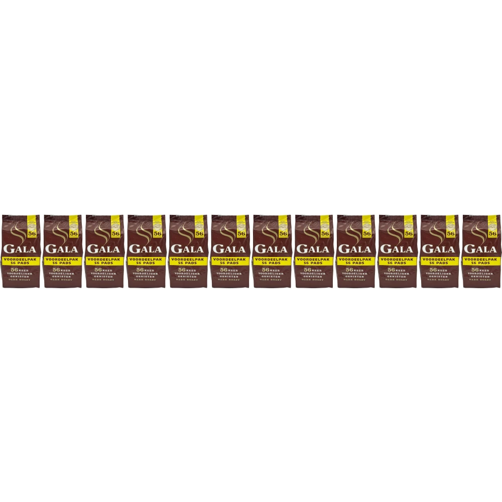Gala Dark Roast - Kaffeepads - 12 x 56 Stück