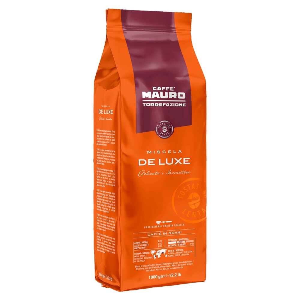 Caffè Mauro De Luxe - Kaffeebohnen - 6 x 1 Kilogramm