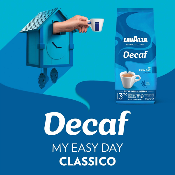 Lavazza Decaf My Easy Day Classico - koffiebonen - 1 kilo