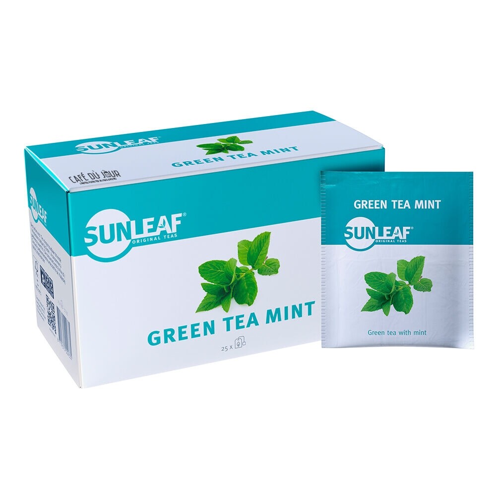 Grüner Tee Minze - Sunleaf - 25 Teebeutel
