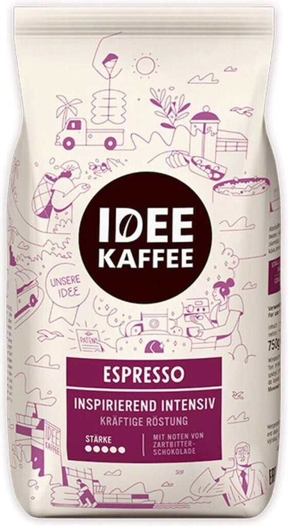 Idee Kaffee Espresso - Kaffeebohnen - 750 Gramm