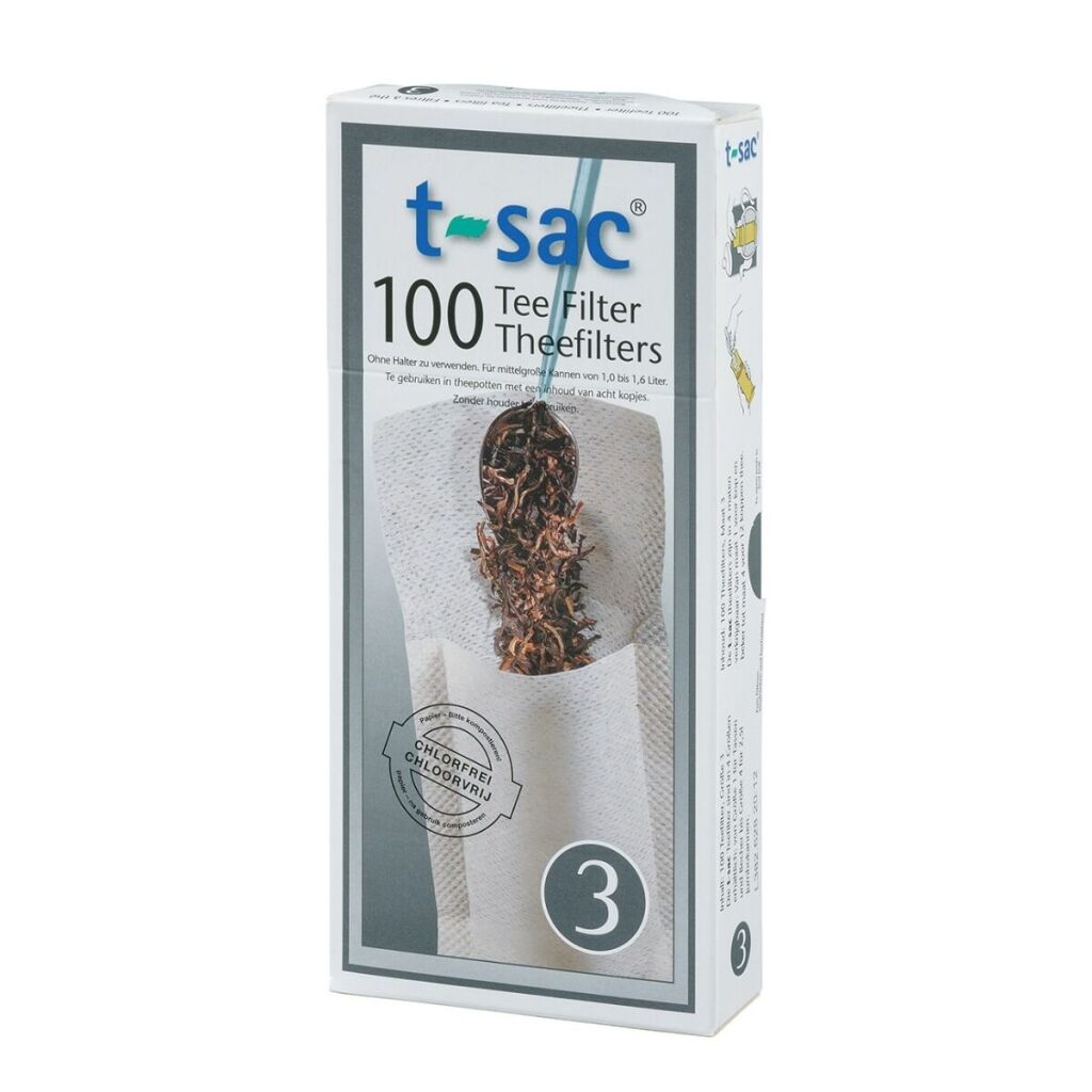 t-sac Teefilter Nr. 3 – für 100 x acht Tassen Tee