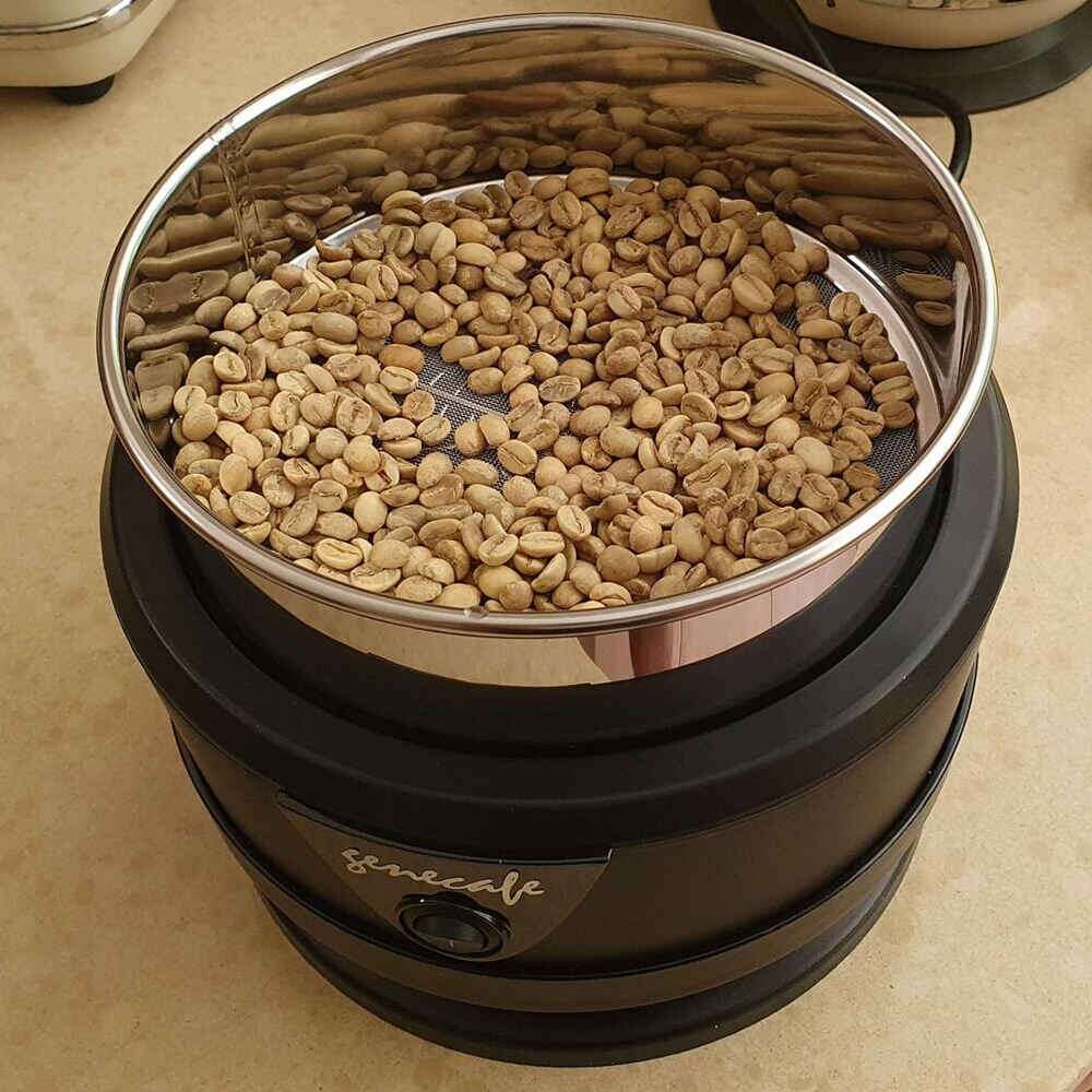 Gene Café CBR101 Kaffeeröster (schwarz) professionelles Starterpaket inkl. Kühler