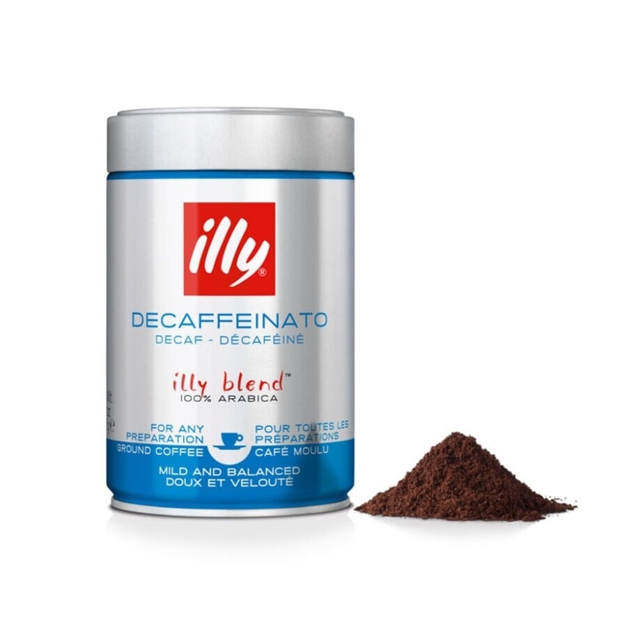 Illy Decaffeinato – gemahlener Kaffee – 250 Gramm