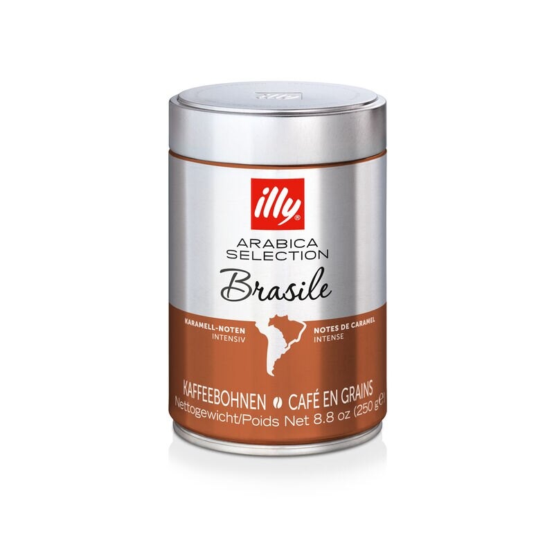 Illy Monoarabica Brasilien Kaffeebohnen 250 Gramm
