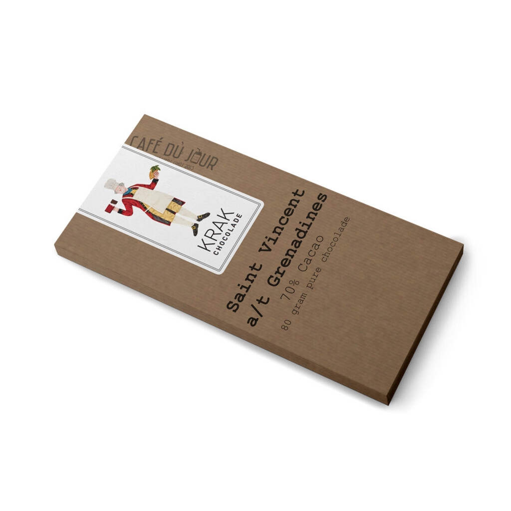 Krak Chocolade – St. Vincent und die Grenadinen 55 % – Wacholder / Juniper