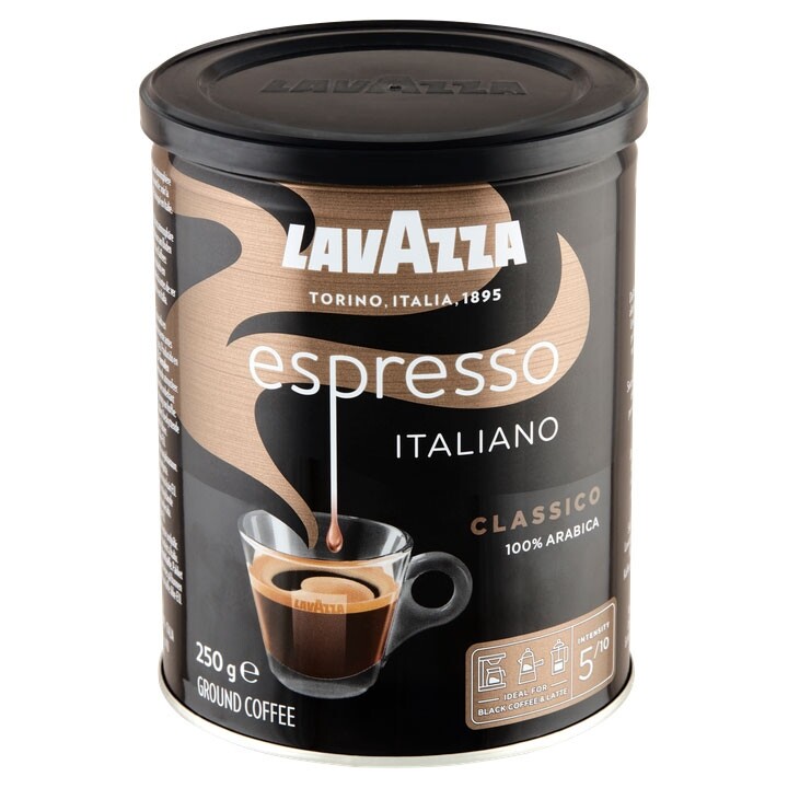 Lavazza Espresso Italiano Classico in Dose – gemahlener Kaffee – 250 Gramm