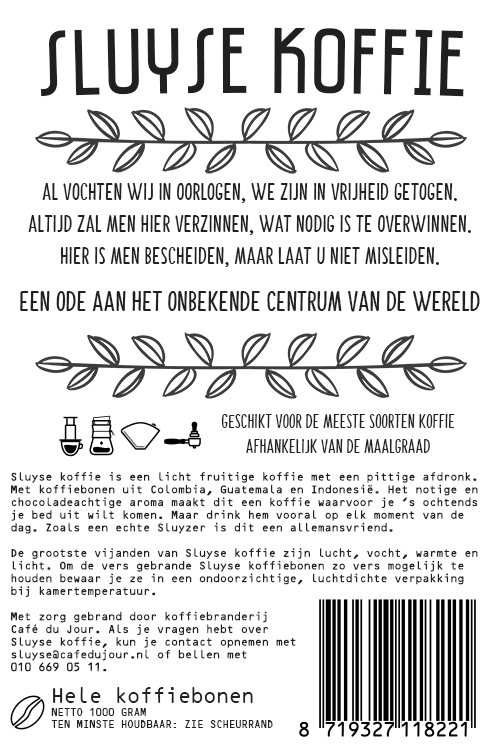 Sluyse Kaffee – eine Ode an Maassluis