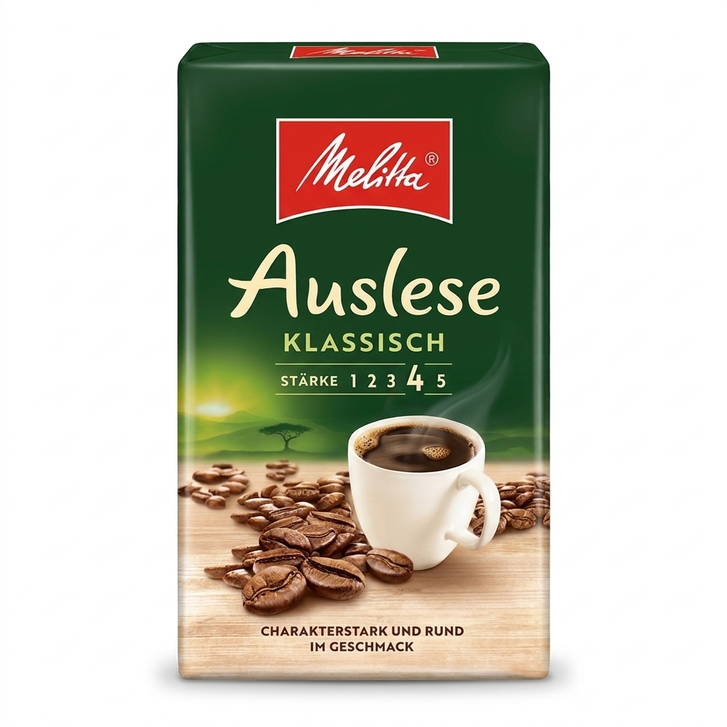 Melitta Auslese Klassisch - gemahlener Kaffee - 500 Gramm