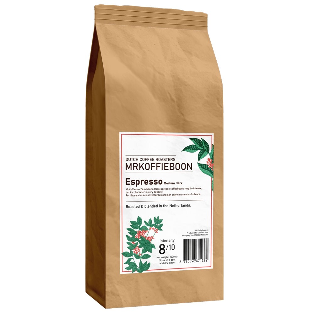 MrKoffieboon Espresso – Kaffeebohnen – 1 Kilo