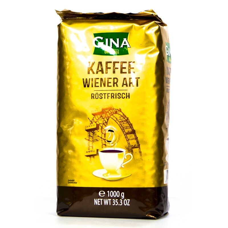 Gina Wiener Kaffee Kaffeebohnen 1 Kilo