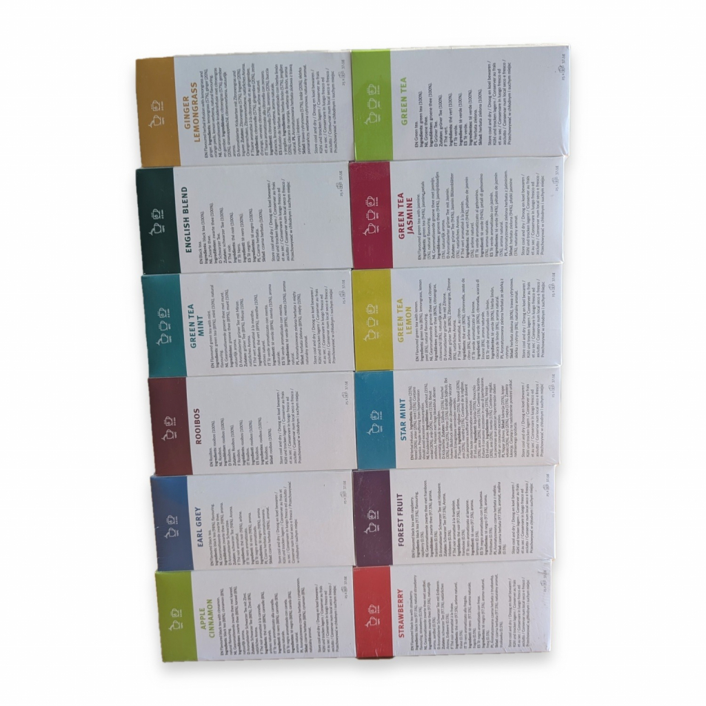 Sunleaf Sortiment-Sleeve, 12 x 25 Teebeutel