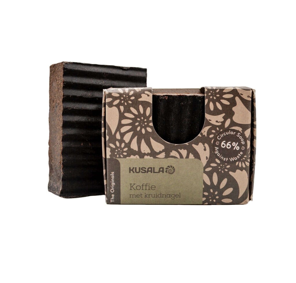 Zirkuläre Kaffeeseife – Kaffee und Nelke – gegen Verschwendung