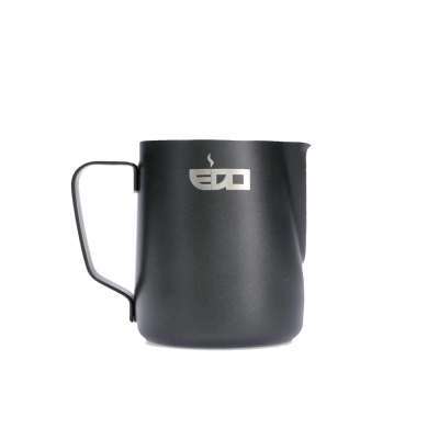 Milchkännchen - Edelstahl mattschwarz - 350 ml