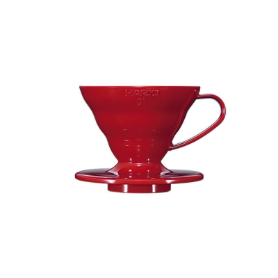 Hario V60 Tropfer - Kunststoff rot - Größe 01