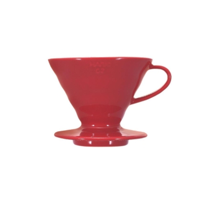 Hario V60 Tropfer - Porzellan rot - Größe 02