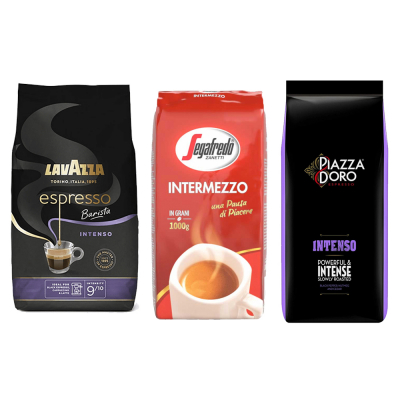 Kaffeepaket "Extra Espresso" - Kaffeebohnen - 3 x 1 Kilo