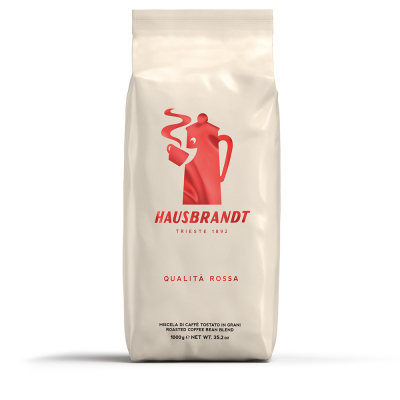 Hausbrandt Qualität Roter Kaffee - Kaffeebohnen - 1 Kilo