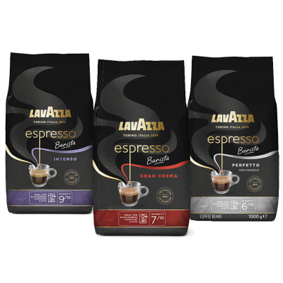 Lavazza Barista Probierpackung- kaffeebohnen- 3 x 1 kilo 