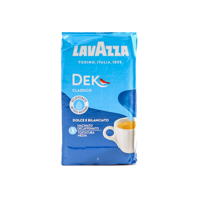 Lavazza DEK Classico Entkoffeiniert - gemahlener Kaffee - 250g