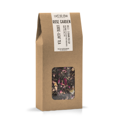Rose Garden - schwarzer und grüner Tee - 100 Gramm Loser Tee
