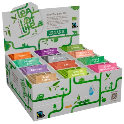 Assortiment display - Biologisch & Fairtrade - Tea of Life - 120 theezakjes