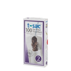 t-sac Teefilter Nr. 2 - für 100 x vier Tassen Tee