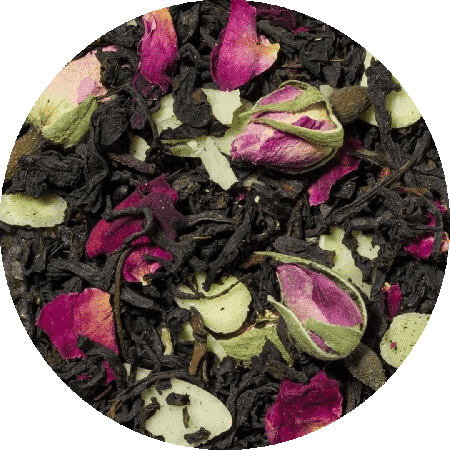 Marzipan Rose - Schwarzer Tee 100 Gramm - Café du Jour loser Tee