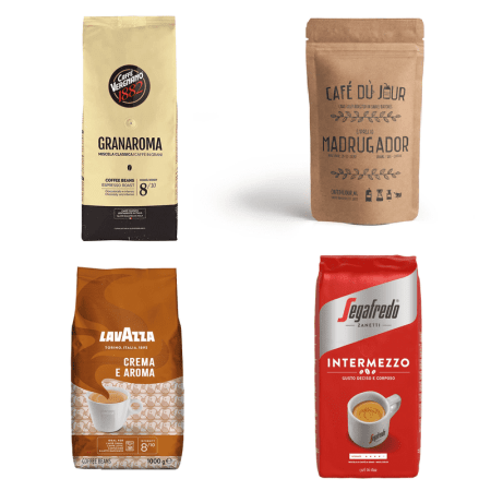 Paket Kaffeebohnen - Meist verkauft - 4 x 1 Kilo