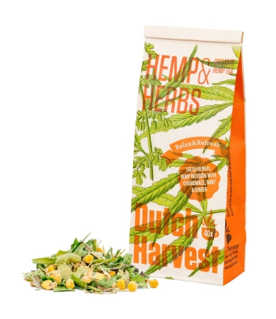 Hanf & Kräuter - Hanf & Kräutermischung Tee 40 Gramm - Dutch Harvest loser Tee