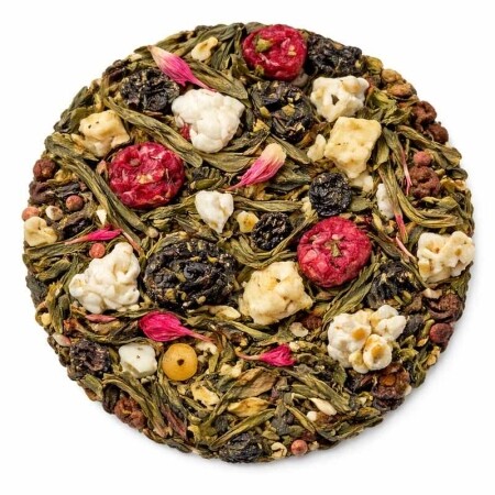 Popcorn Cherry Bliss - Grüner Tee 100 Gramm - Café du Jour loser Tee